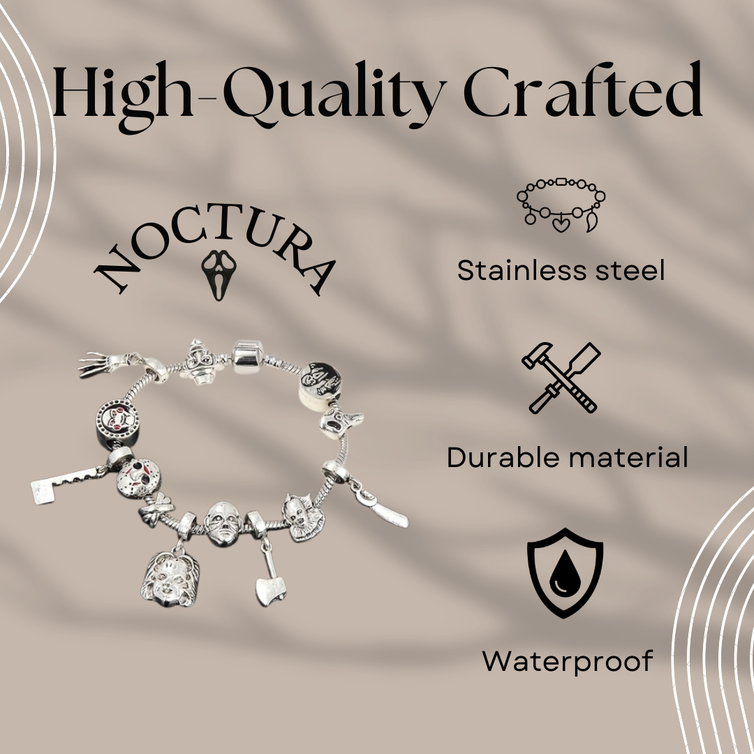 Noctura™ Horror Charm Bracelet